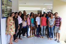 Alunos de Pedagogia participam da solenidade