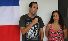 Diretor da escola de Enfermagem e Farmácia, João Xavier Araújo e Nélia Callado, superintendente da Sinfra