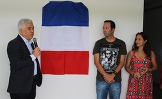 Reitor, Eurico Lobo, presidindo a solenidade