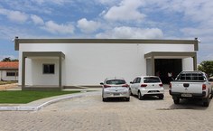 Placa de inauguração do Depósito de Bens da Sinfra