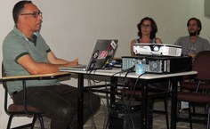 Cláudio Manoel Duarte exibiu videodocumentários produzidos por alunos na UFRB