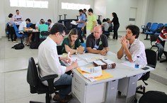 Votos estão sendo apurados no auditório do CIC