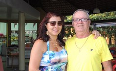 Deise Ferreira e Ubiratan Saaverda (Bira) estão há 14 anos no Ctec, servindo pizzas de R$3,00 e macarronadas de R$ 5,00