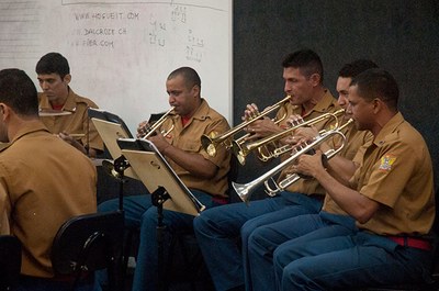 Músicos da Bandas de Música do Corpo de Bombeiros Militar de Alagoas