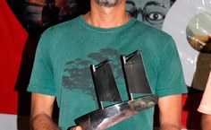 Weber Salles Bagetti levou o prêmio de melhor animação com Dialetos (Foto Ana Paula Pontes)