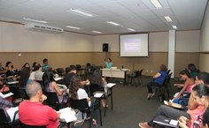 Bate-papo foi realizado na Sala Jatiúca do Centro de Convenções