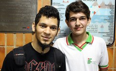 Alan Anderson, de 23 anos, foi convidado pelo professor Isnaldo Isaac para participar da Matfest na seção olímpica, dando palestras e conversando com os cerca de 170 estudantes das escolas do ensino fundamental e médio durante a semana