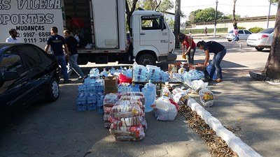 Doações chegaram também do interior de Alagoas