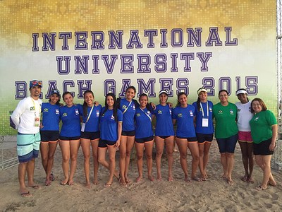 Equipe feminina de Handebol da Ufal é campeã na etapa nacional do Beach Games