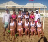 Equipe feminina de Handebol é campeã na etapa nacional do Beach Games