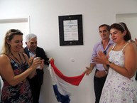 Descerramento da Placa do Ncex contou com diretores do Campus, Eliane Cavalcanti, Aguinaldo Tenório e a coordenadora do Núcleo, Sílvia Cardoso