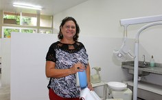 Cláudia Ramalho comemora novo espaço e espera receber novos equipamentos para ampliar o atendimento à comunidade acadêmica