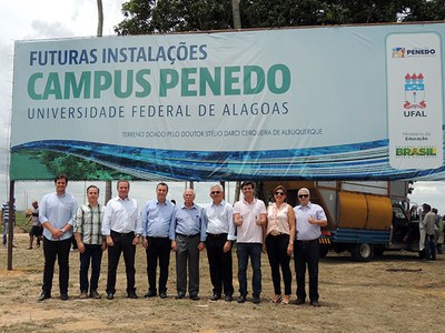 Ufal recebe terreno para funcionamento de futuro Campus Penedo