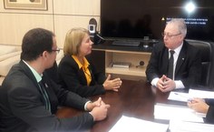 Reunião com o novo secretário da Educação Superior Paulo Barone