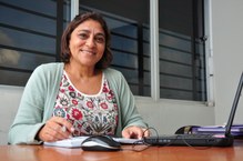 Professora Jusciney Carvalho à frente das ações ampliadas do Comfor