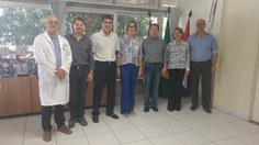 Equipe da Propep também recepcionou os pesquisadores