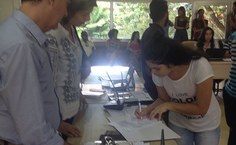 Estudantes empossados