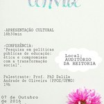 Debate, palestras e lançamento marcam 6 anos de fundação de Grupo de Pesquisa