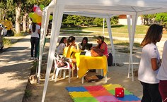 Projeto realizou atividades com visitantes