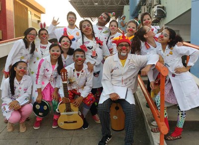 Doutores Palhaços do projeto Sorriso de Plantão