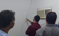 Rachaduras no prédio serão resolvidas em breve