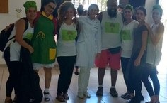 Integrantes do projeto de extensão Cocar de histórias e outras narrativas latinas