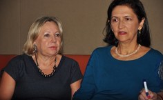 Coordenadores dos projetos e do seminário Wanda Hirai e Alice Araújo