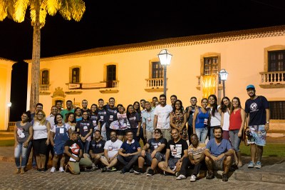 Membros da produção, monitores, professores e equipe de comunicação se reuniram para discutir últimos preparativos para o Circuito Penedo de Cinema Foto - Paulo Accioly