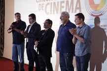 Parceiros na abertura do Circuito Penedo de Cinema