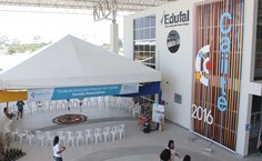 Ambientação desenvolvida pelo grupo Luminaturas