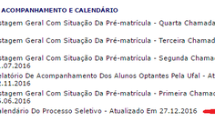 Onde achar o calendário atualizado