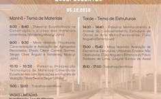 Programação do dia 5 de dezembro