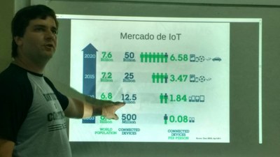 Palestra mostrou que essa tecnologia se configura como uma oportunidade de encontrar soluções para as demandas do cotidiano