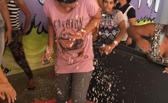 Participação das mães dos pequenos pacientes animou a atividade