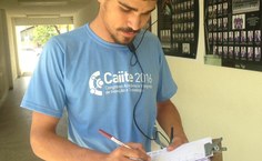 Wanderson Bruno, aluno de Engenharia Civil da Ufal, é um dos 260 voluntários este ano