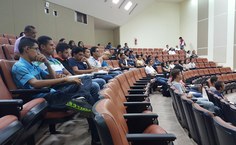 Estudantes de Matemática, Administração e das Engenharias acompanharam a palestra