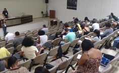 Candidatos fazem a prova de seleção do Projeto Saúde na Comunidade; resultado será divulgado na terça-feira