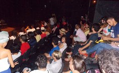 Público lotou a Sala Preta. Foto: Washington da Anunciação e Ivanildo Piccoli