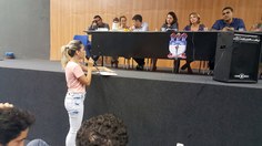 Cecília Moreira, estudante de Engenharia Civil