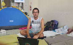 Felipe Santos, estudante de Geografia, reivindica mais assistência aos estudantes