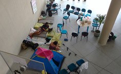 Vista superior do pátio do Campus do Sertão