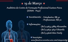 Arte Divulgação 1° Simpósio Trato Gastrointestinal