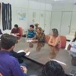 Gestão se reúne com a consultora da Unesco para avaliar as condições de acessibilidade na Ufal