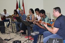 Orquestra de violão da Ufal faz apresentação no evento