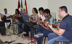 Orquestra de violão da Ufal faz apresentação no evento