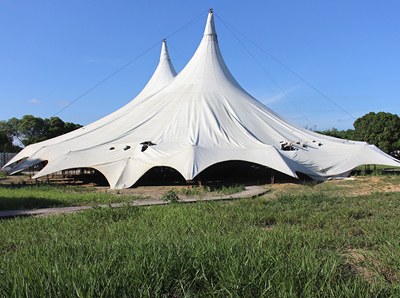 Avaliação aponta para risco de desabamento da tenda