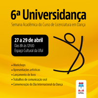 Dia Internacional da Dança será celebrado durante a 6ª Universidança