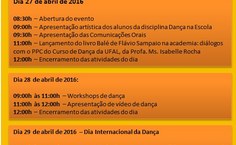 Programação da 6ª Universidança