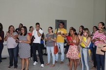 Estudantes prestigiam a reabertura