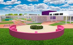 Espaços vazios entre os Módulos no local proposto pela pesquisadora